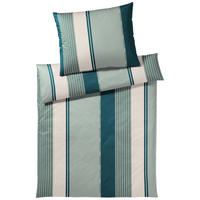 WENDEBETTWÄSCHE 2-teilig Makosatin 140/200 cm  - Smaragdgrün, Basics, Textil (140/200cm) - Elegante