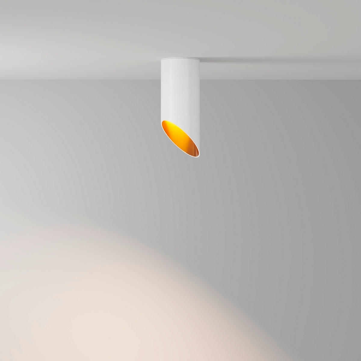 DECKENLEUCHTE  6/15 cm    - Weiss/Goldfarben, Modern, Metall (6/15cm) - MAYTONI