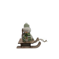 HÓEMBER - sárga/natúr színű, Lifestyle, faalapú anyag/textil (14/6/11cm) - X-Mas