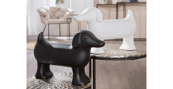 DEKOHUND - Schwarz/Weiß, Trend, Keramik (35/23/11cm) - Ambia Home