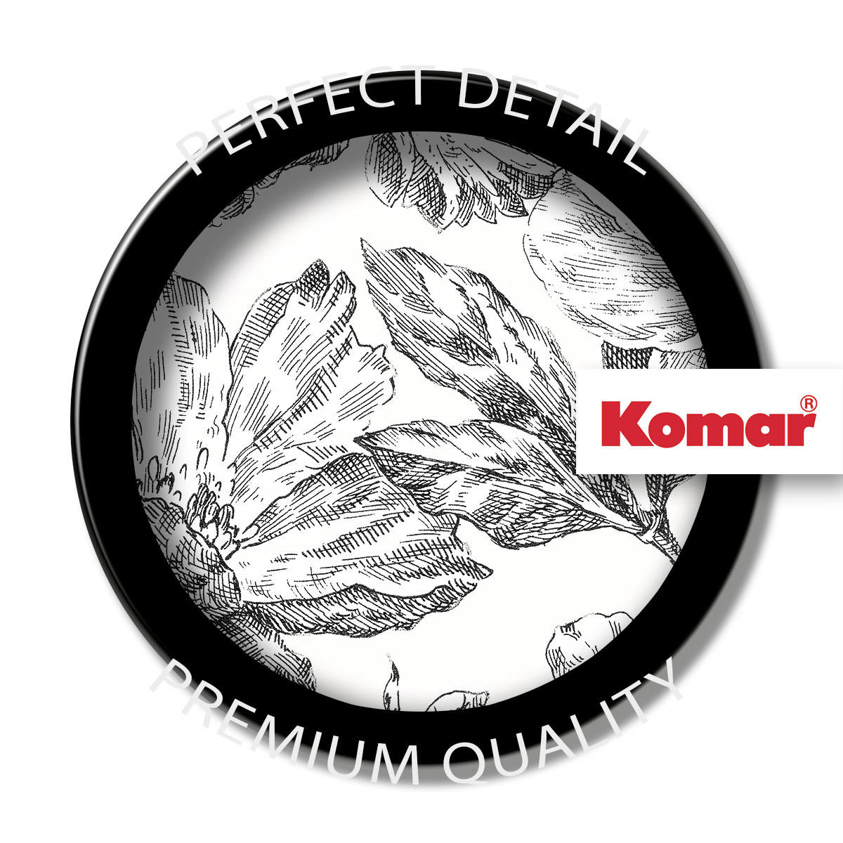 NON WOVEN-TAPET 300/250 cm  - vit/svart, Basics (300/250cm) - Komar