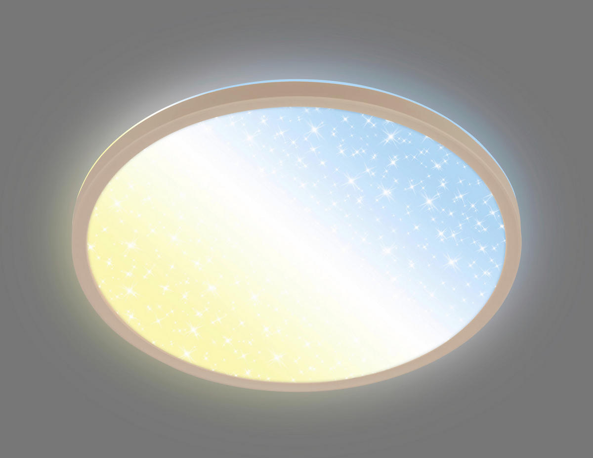LED-PANEEL Slim 29,3/4,0 cm   - Beige, MODERN, Kunststoff (29,3/4,0cm)