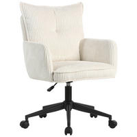 VRTLJIVI STOL kovina, tekstil krem barve, črna  - črna/krem barve, Design, kovina/umetna masa (58/84,5-92/64cm) - Carryhome