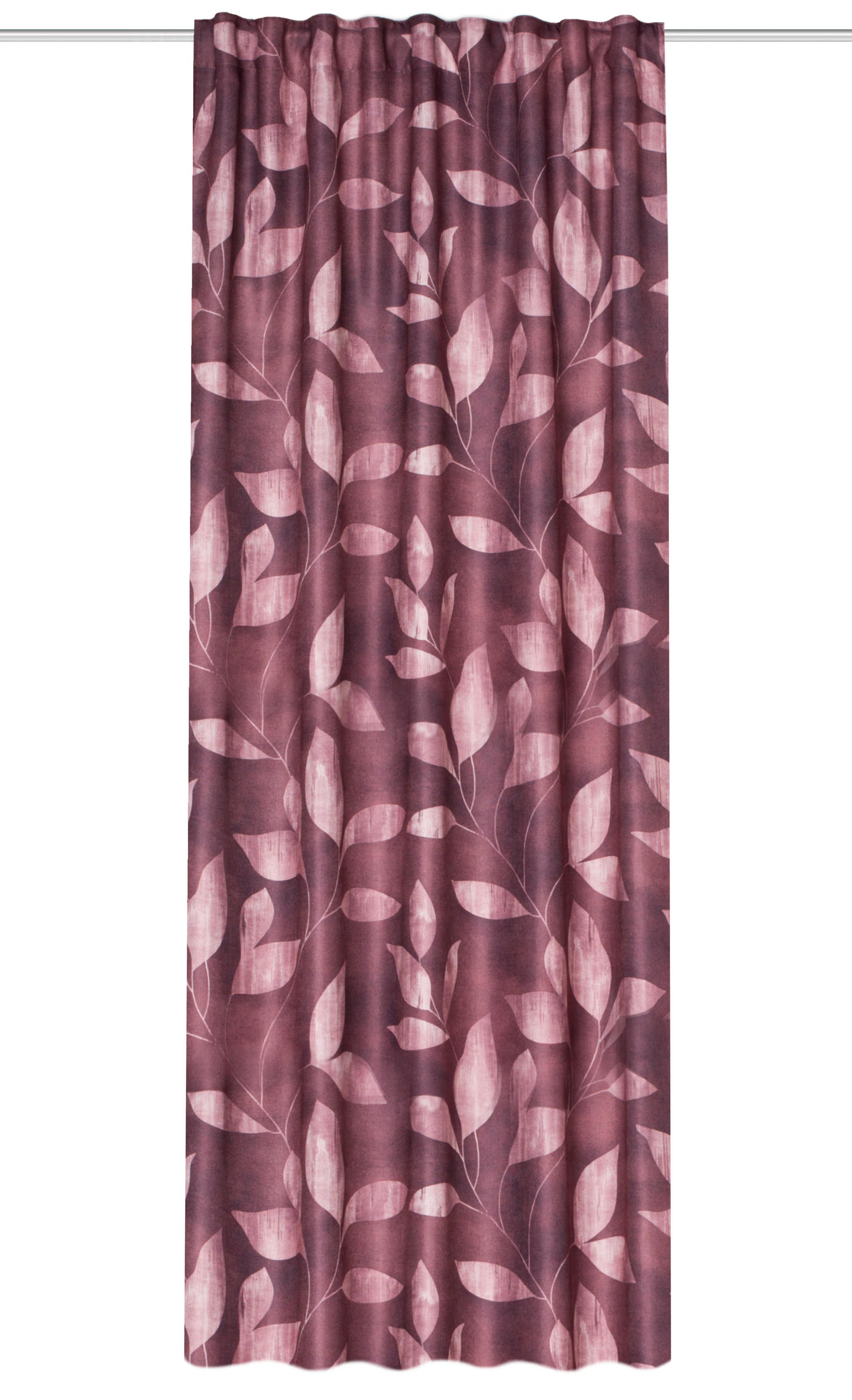 FERTIGVORHANG  Verdunkelung   135/245 cm  - Bordeaux, Natur, Textil (135/245cm)