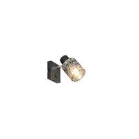 STRAHLER 9/16 cm   - Schwarz/Grau, Design, Glas/Metall (9/16cm)