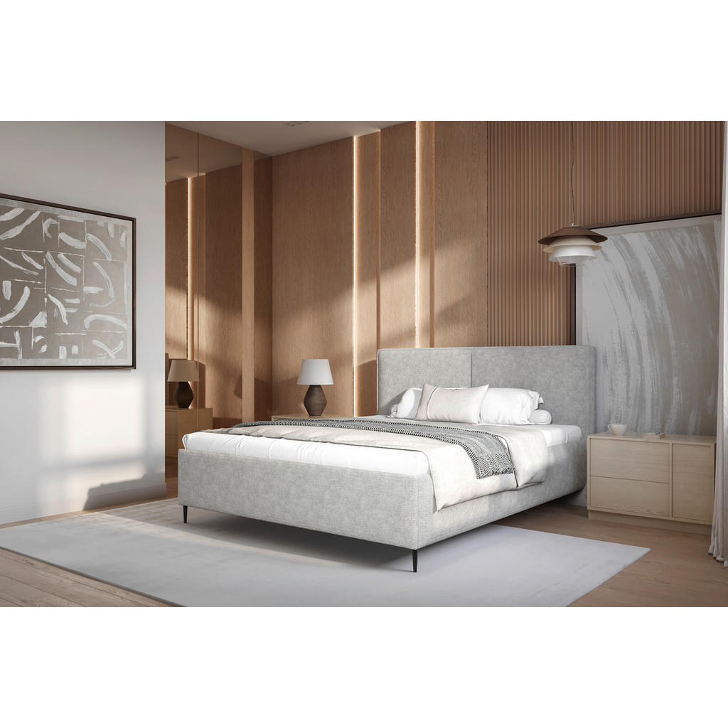 Polsterbett mit Lattenrost 180x200 Hatton Grau