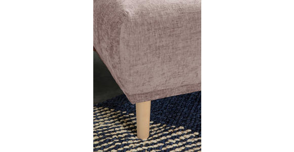 ECKSOFA Altrosa Flachgewebe - Buchefarben/Altrosa, KONVENTIONELL, Holz/Textil (230/144cm) - Carryhome