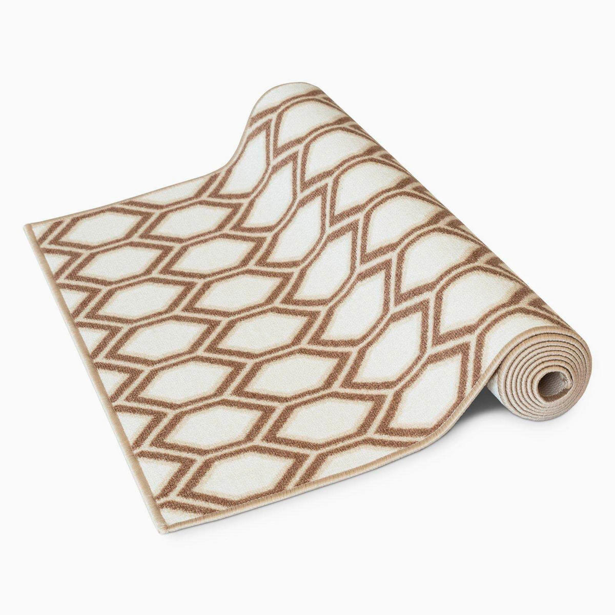 LÄUFER 80/400 cm Cardiff  - Braun, Design, Kunststoff/Textil (80/400cm) - Floordirekt