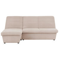 ECKSOFA in Webstoff Ecru  168/214 cm  - Ecru/Schwarz, Design, Kunststoff/Textil (168/214cm) - LOOKS by W.Joop