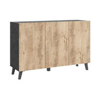 SIDEBOARD  120/76/39 cm  - Kastanieneichefarben/Anthrazit, Design, Holzwerkstoff/Kunststoff (120/76/39cm) - P & B