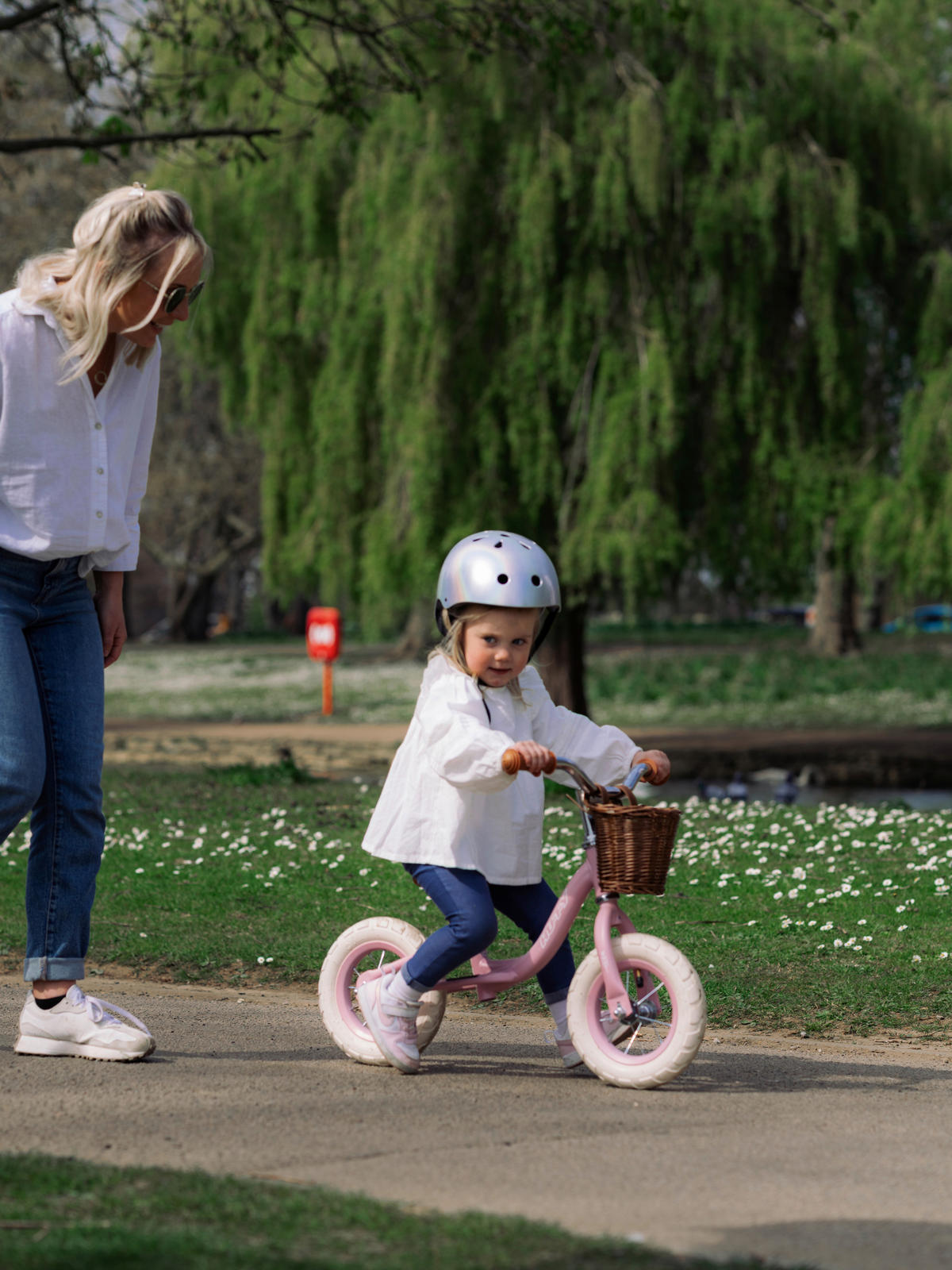 KINDERFAHRRAD 10 Zoll  - Pink, Basics, Metall (46.5/54/75cm)