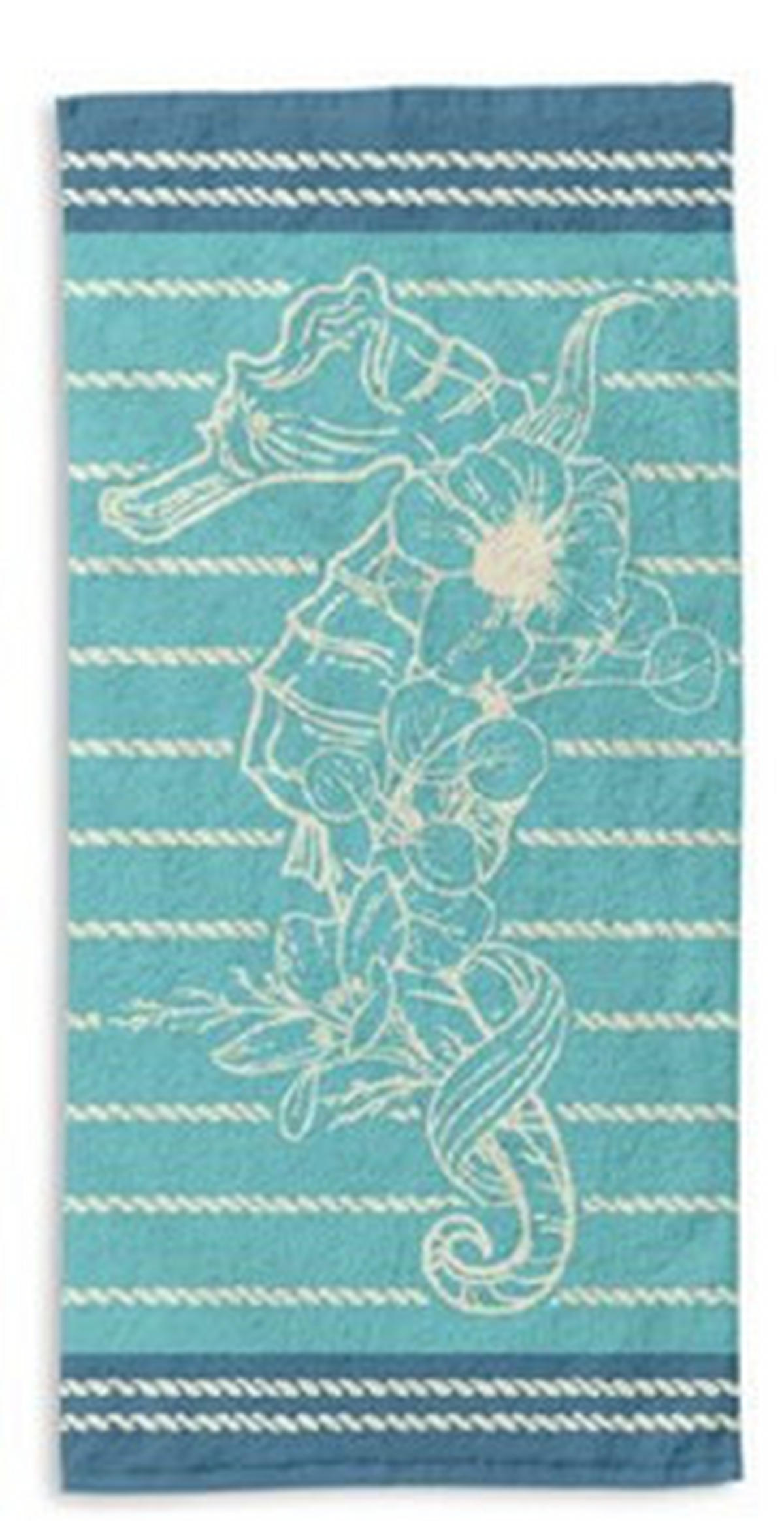 STRANDTÖRÖLKÖZŐ 90/180 cm kék, bézs  - bézs/kék, Konventionell, textil (90/180cm) - Esposa