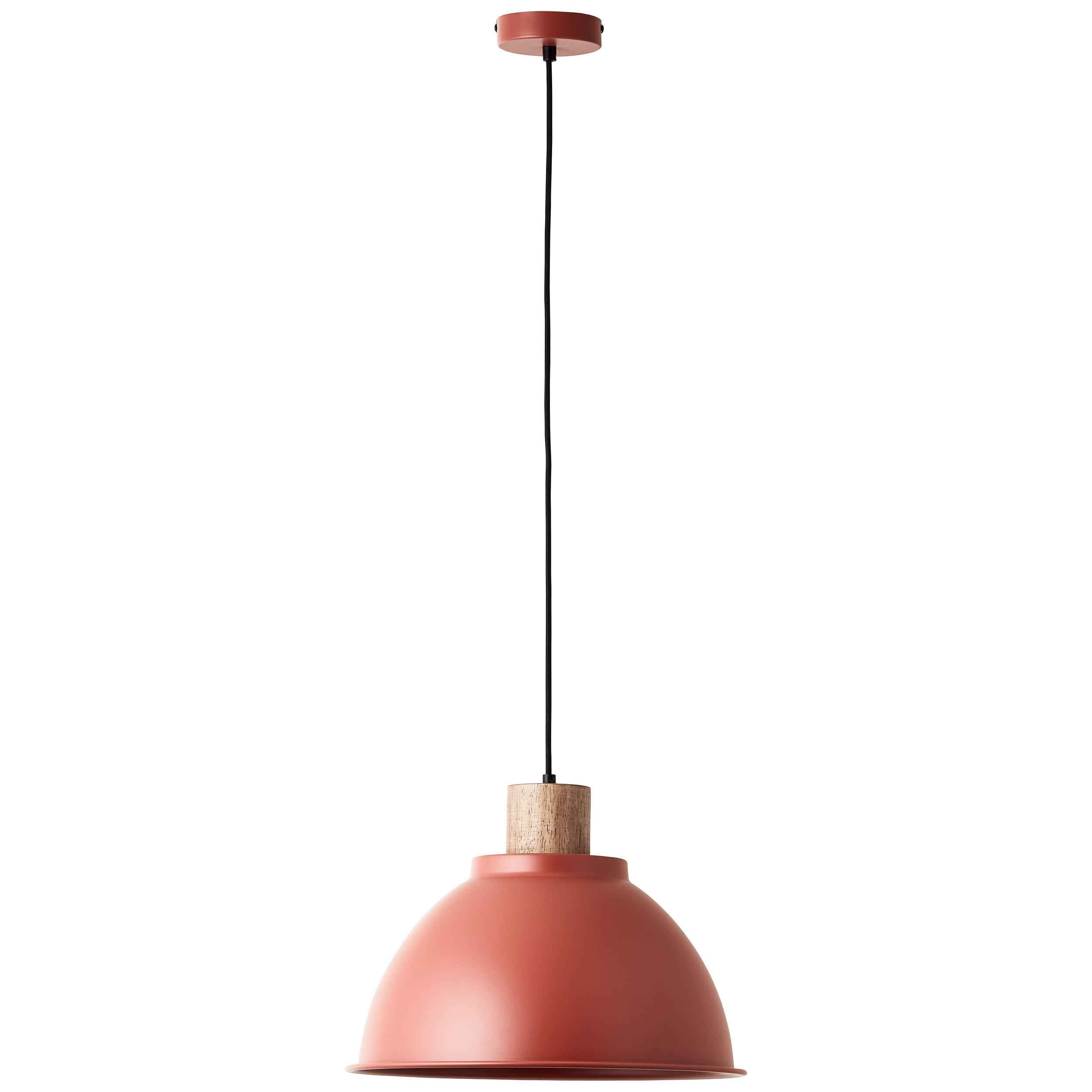 HÄNGELEUCHTE Erena 38/120 cm   - Rot, Basics, Holz/Metall (38/120cm)