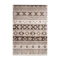 FLACHWEBETEPPICH Wohnzimmer 120/170 cm Taupe rechteckig  - Taupe, Design, Textil (120/170cm) - Novel