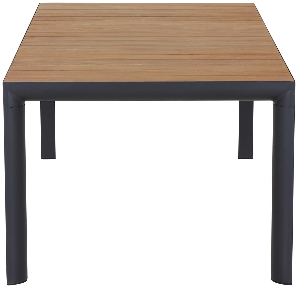 GARTENTISCH 180/100/74 cm Metall rechteckig  - Anthrazit/Teakfarben, Basics, Holz/Metall (180/100/74cm) - Siena Garden