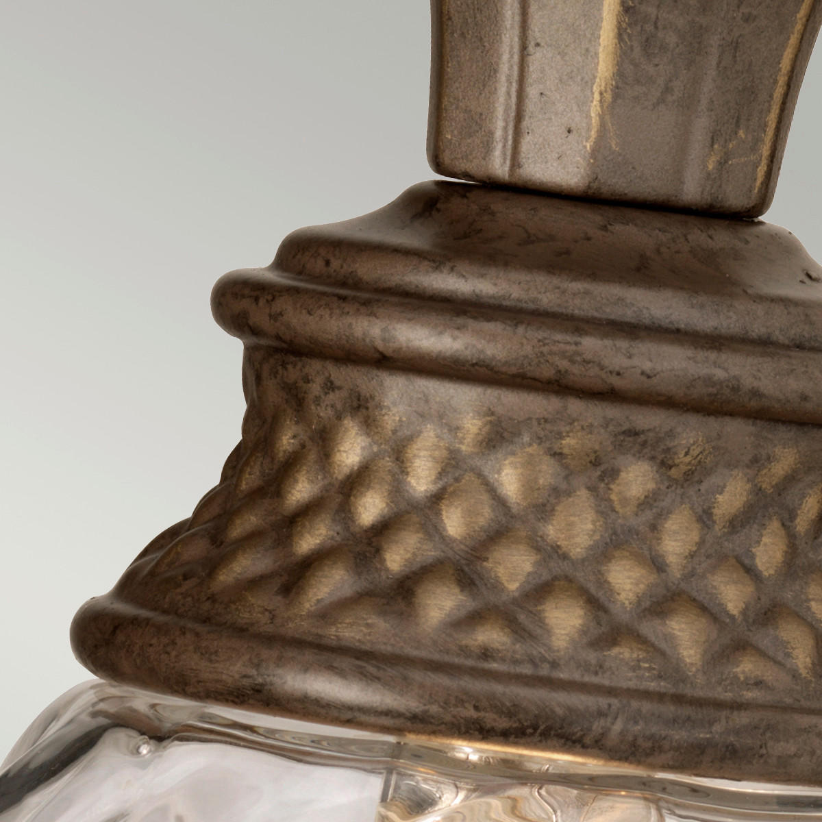 BADEZIMMER-WANDLEUCHTE - Bronzefarben, Lifestyle, Glas/Metall (22/12,4/16.5cm) - Elstead Lighting