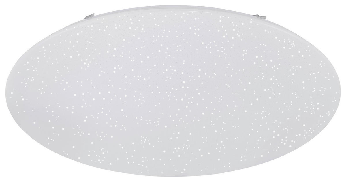 STROPNÉ LED SVIETIDLO, 77/14 cm  - biela, Basics, kov/plast (77/14cm)