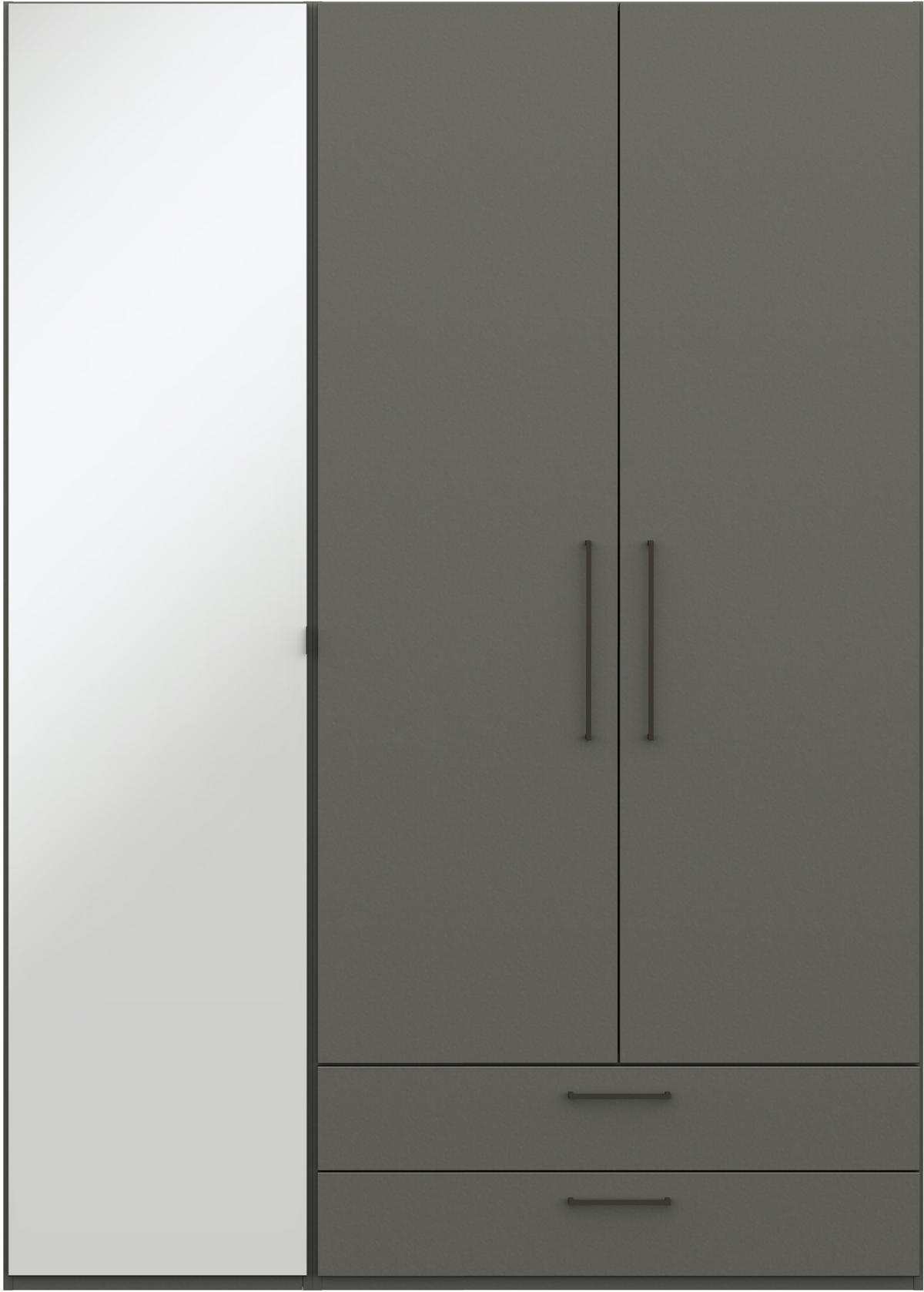 KLEIDERSCHRANK in Anthrazit  - Anthrazit, Design, Glas/Holzwerkstoff (152,6/213,6/59,3cm) - Cantus