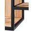 REGAL in 110/160/35 cm Schwarz, Eichefarben - Eichefarben/Schwarz, Design, Holz/Metall (110/160/35cm) - Hom`in REGAL in 110/160/35 cm Schwarz, Eichefarben - Eichefarben/Schwarz, Design, Holz/Metall (110/160/35cm) - Hom`in