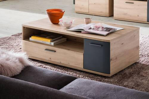 SOFFBORD i trämaterial 115/70/42 cm - svart/antracit, Design, metall/trämaterial (115/70/42cm) - Livetastic