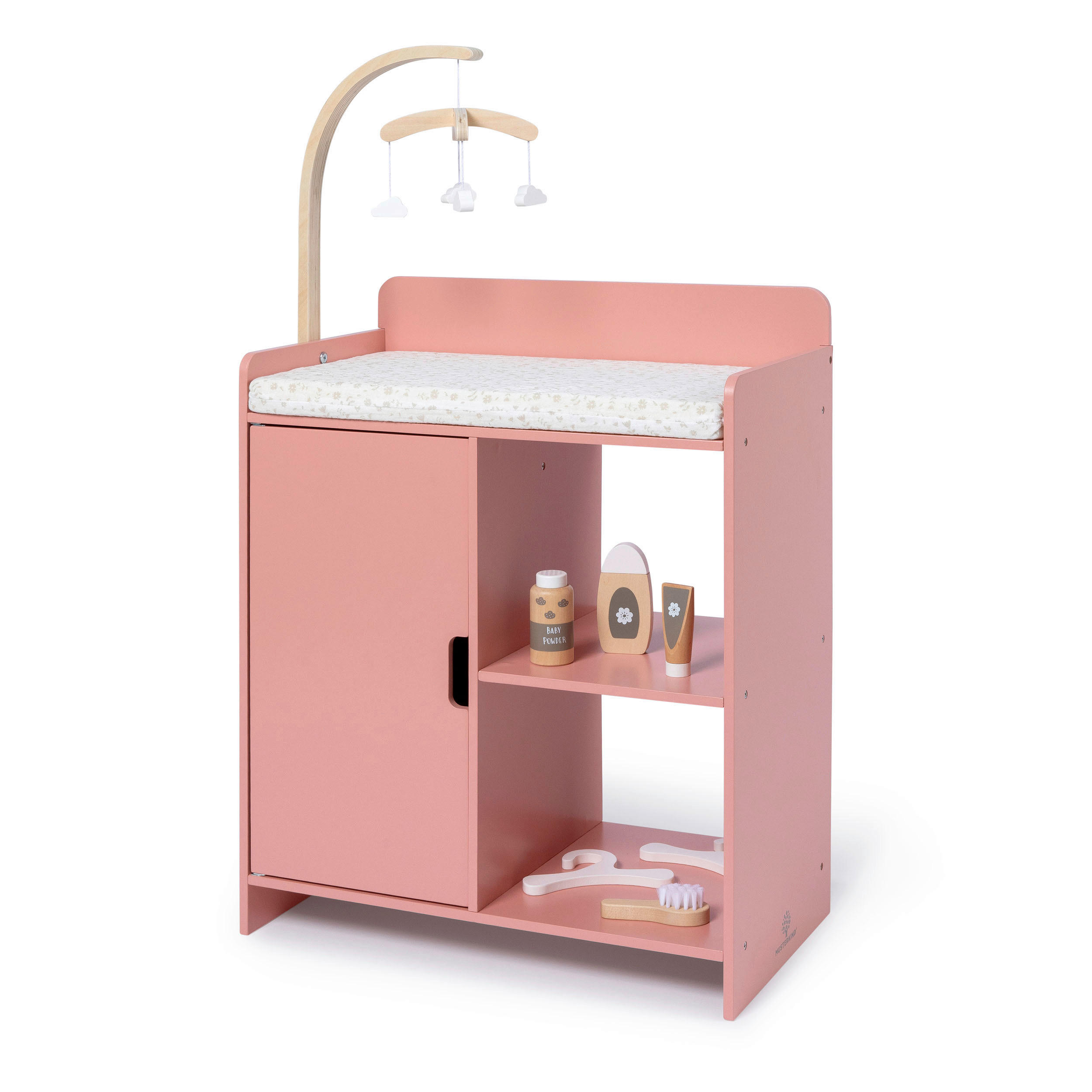 PUPPENWICKELKOMMODE ROBINIA  - Altrosa, Basics, Holz (50,3/27,5/85,3cm) - MUSTERKIND