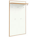 GARDEROBENPANEEL  in 83/183/29 cm  - Eiche Bianco/Weiß, Design, Holz/Holzwerkstoff (83/183/29cm) - Novel