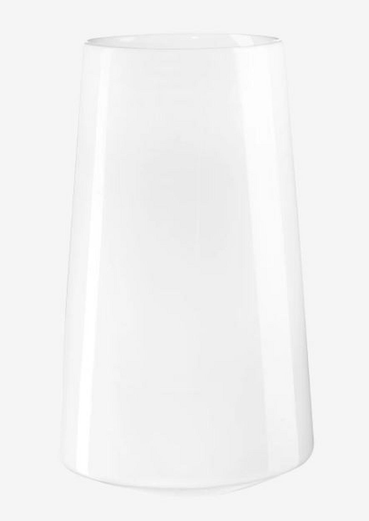 VASE Float 17 cm  - Weiß Hochglanz, KONVENTIONELL, Keramik - ASA