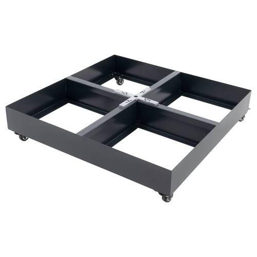 SCHIRMSTÄNDER inkl. Abdeckung - Anthrazit/Grau, Basics, Kunststoff/Metall (88/20/88cm) - Doppler