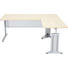 ECKSCHREIBTISCH - Eichefarben, Design, Holzwerkstoff/Metall (180/68-82/160cm) ECKSCHREIBTISCH - Eichefarben, Design, Holzwerkstoff/Metall (180/68-82/160cm)