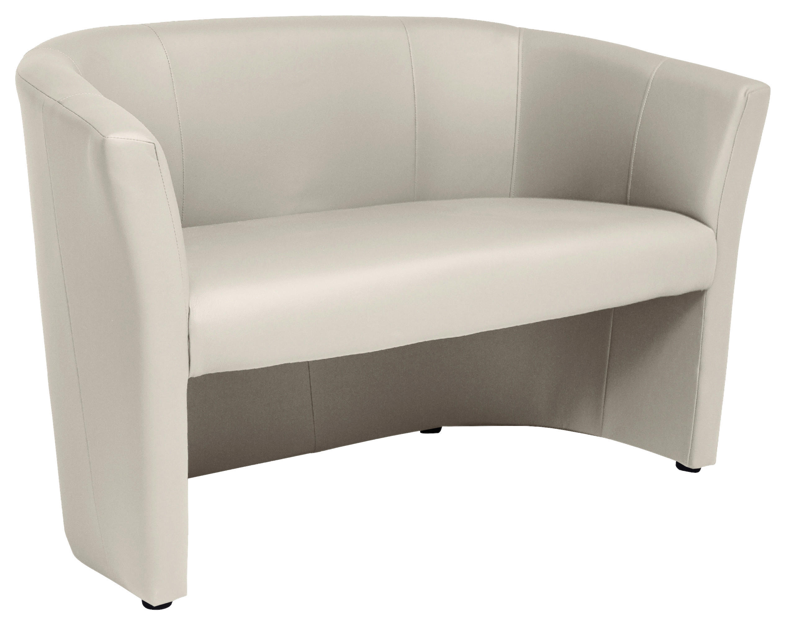 POHOVKA, textil, bílá - bílá/černá, Konvenční, textil/plast (120/76/65cm) - Ti'me