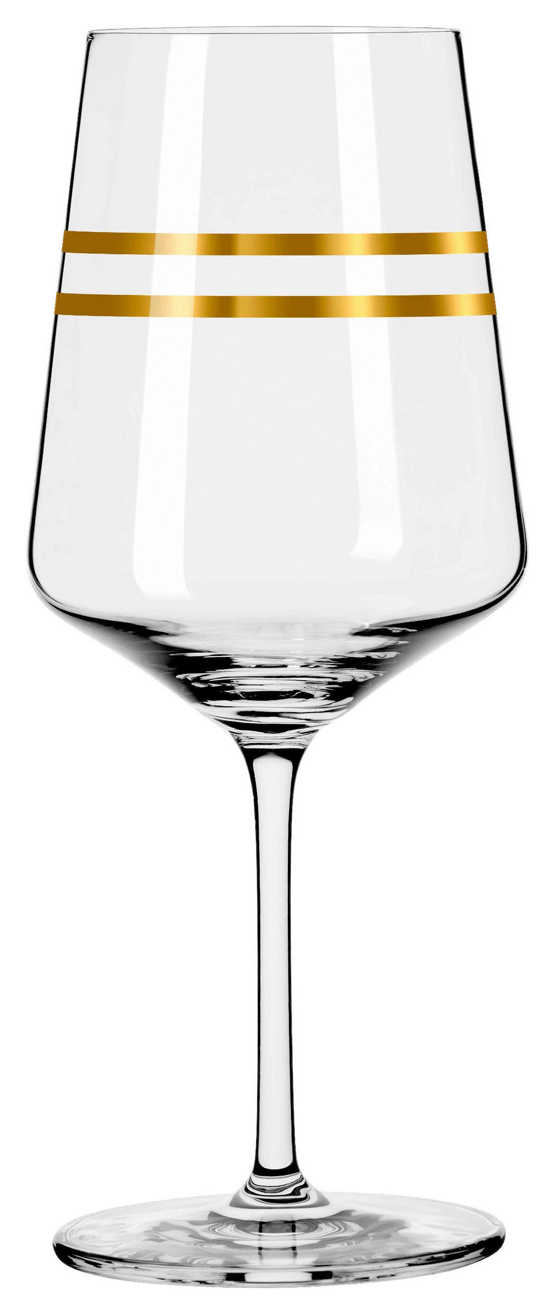 ROTWEINGLAS Celebration Deluxe 540 ml 2-teilig  - Goldfarben, Trend, Glas (0,54cm) - Ritzenhoff
