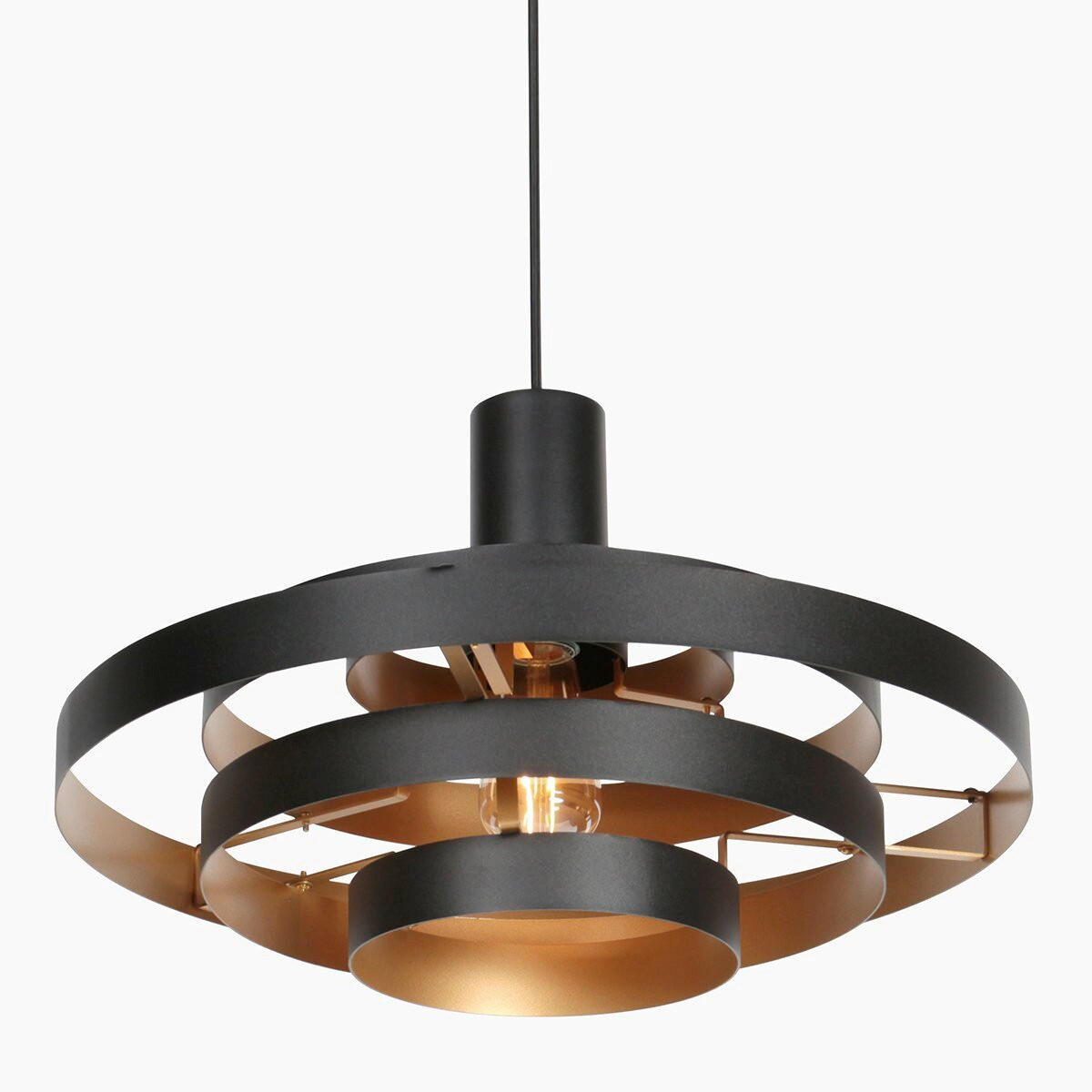 HÄNGELEUCHTE  50/160/50 cm   - Schwarz, Trend, Metall (50/160/50cm)