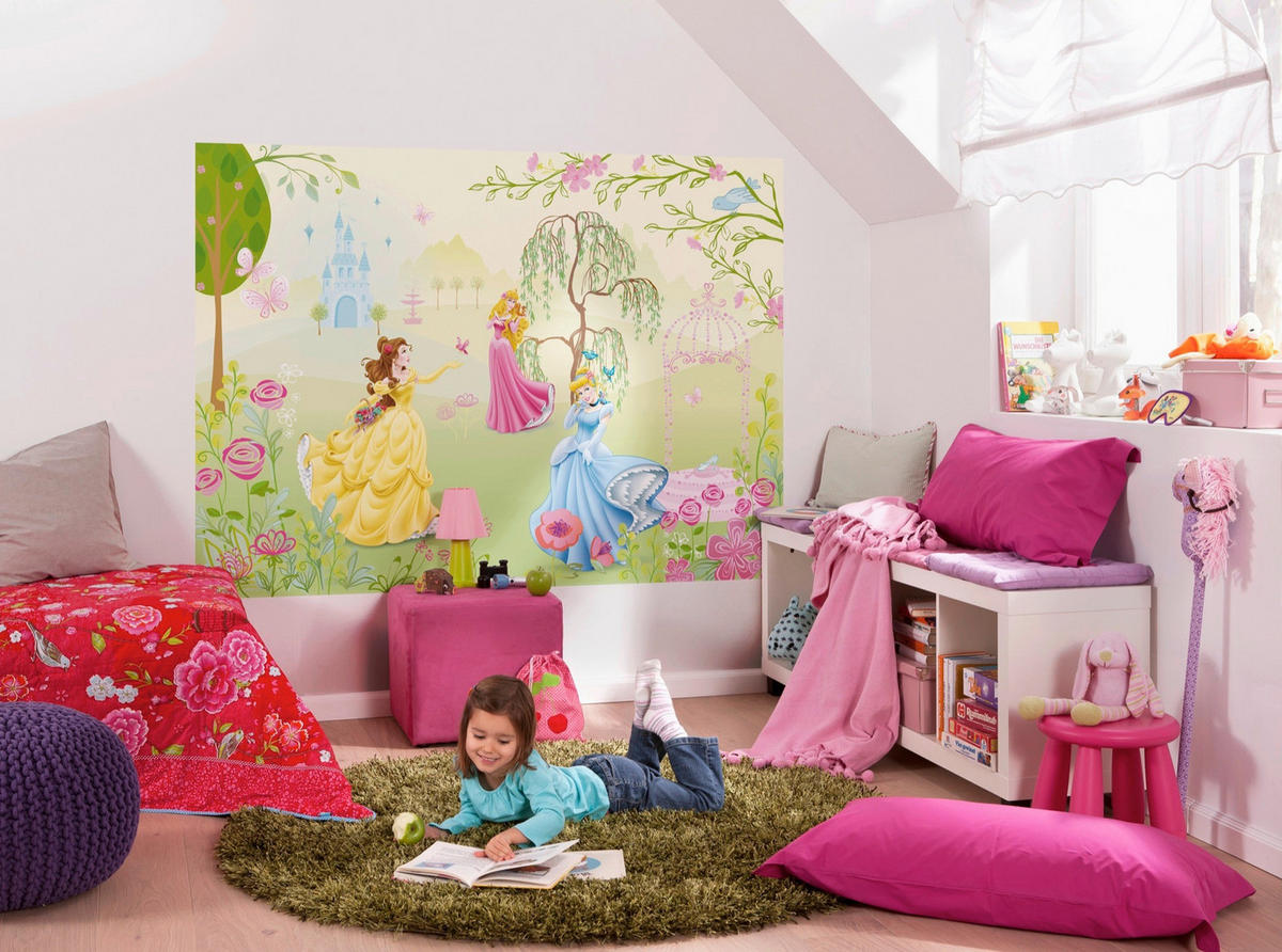 FOTOTAPETE - Multicolor, Design, Papier (184/127cm) - Disney