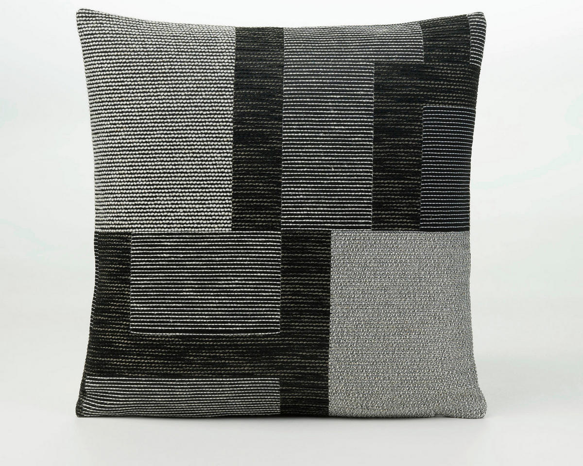 DEKORAČNÍ POLŠTÁŘ 40/40 cm - černá, Basics, textil (40/40cm) - Novel