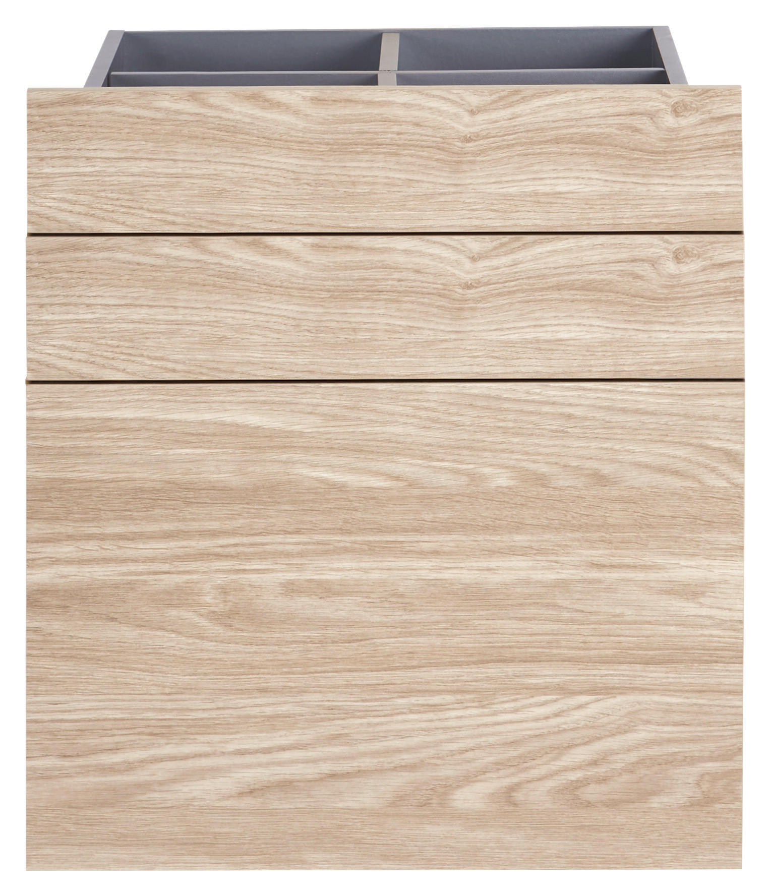 SCHUBLADENSET 45,3/50,3/46,8 cm   - Eichefarben, Konventionell, Holzwerkstoff (45,3/50,3/46,8cm) - Hom`in
