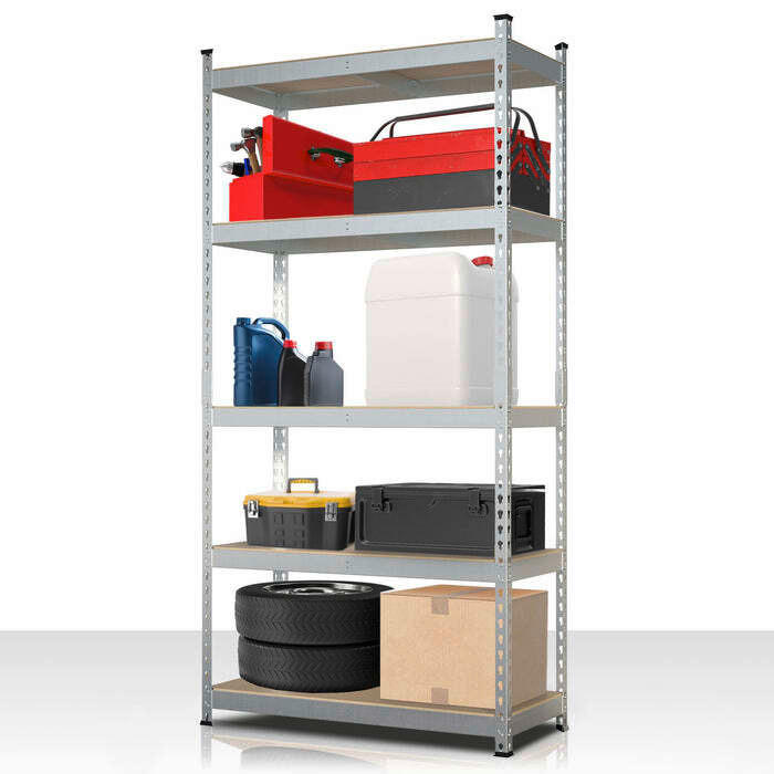 Floordirekt Schwerlastregal Rhino Zink 90x180x45 cm