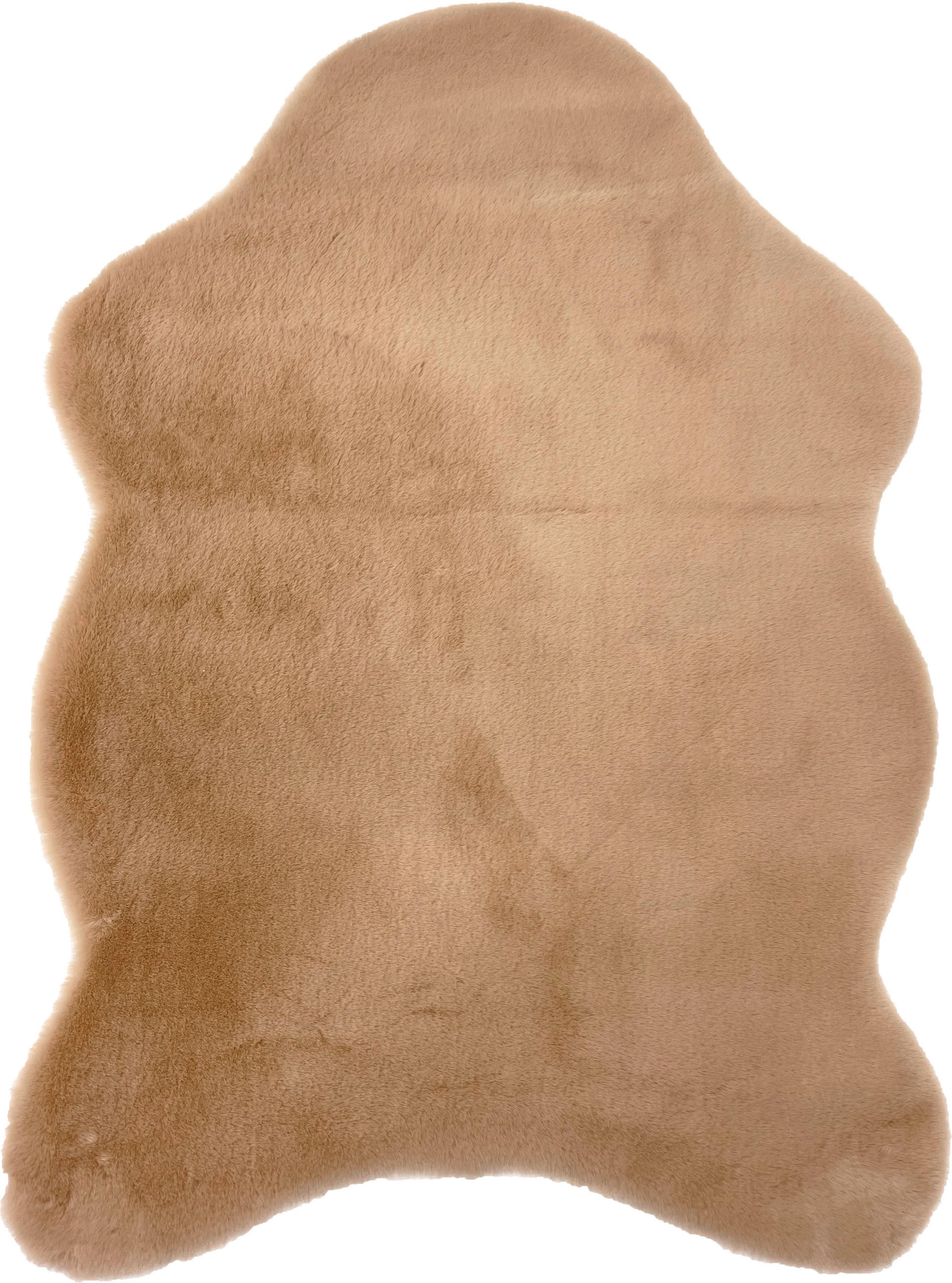 KUNSTFELL 40/60 cm Goldfarben  - Goldfarben, Basics, Textil (40/60cm) - Novel