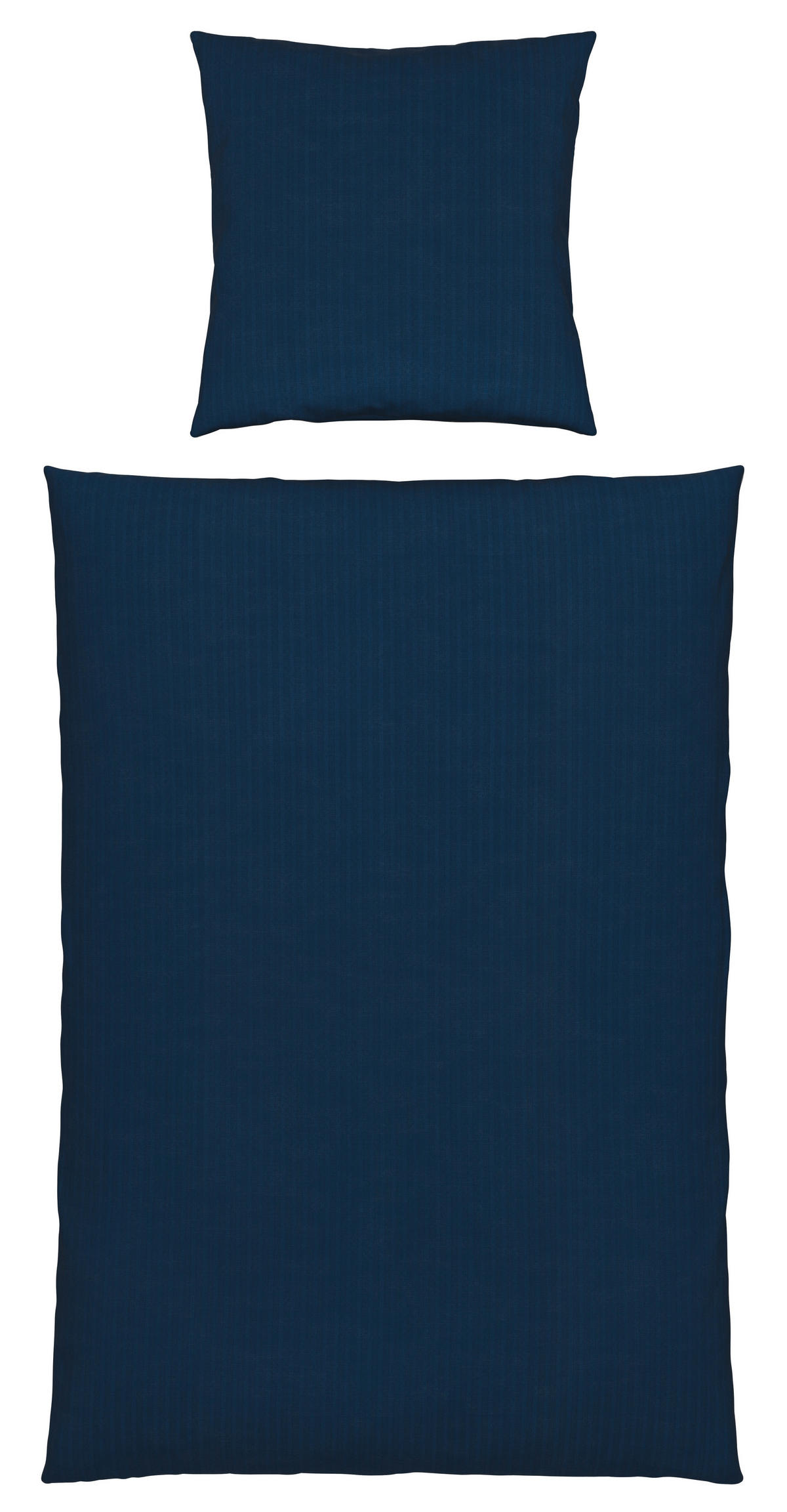 BETTWÄSCHE BANDA Makosatin 135/200 cm  - Blau, Basics, Textil (135/200cm) - Novel