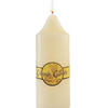 ALTARKERZE - Creme, KONVENTIONELL, Paraffin (9/25cm)