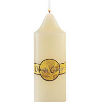 ALTARKERZE - Creme, KONVENTIONELL, Paraffin (9/25cm)