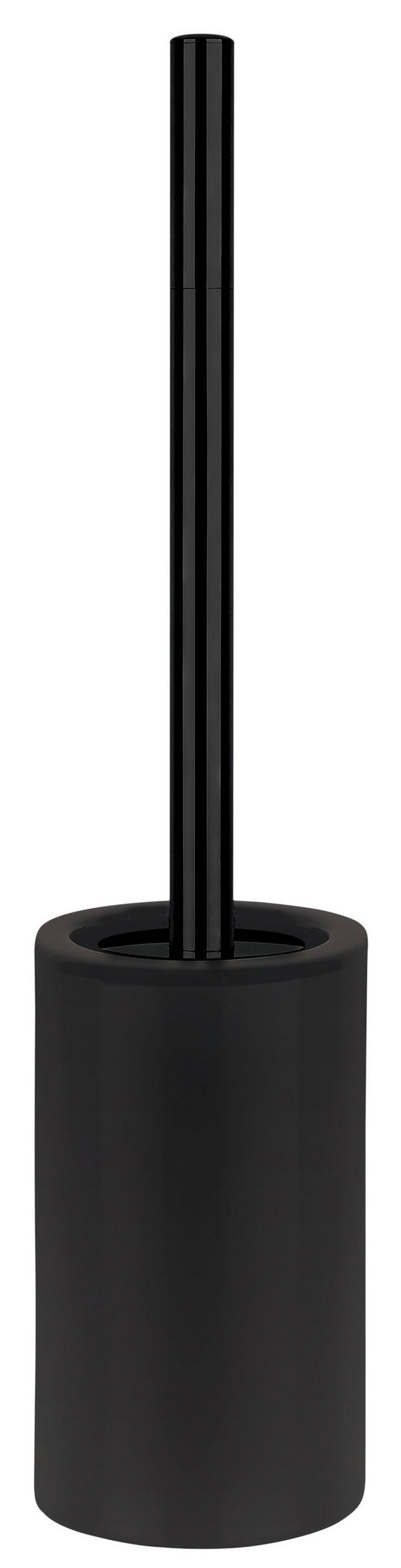 WC-BÜRSTENHALTER in   Keramik  - Schwarz, KONVENTIONELL, Keramik (10,5/20cm) - Spirella
