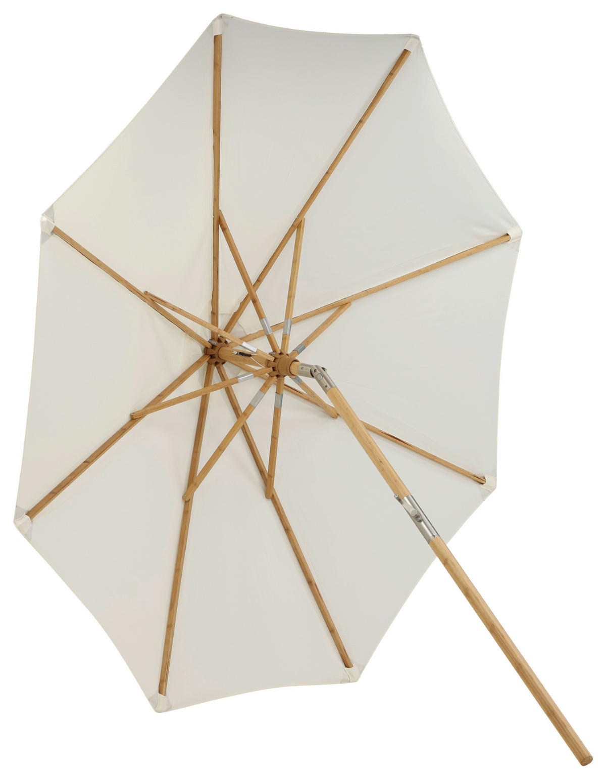 SONNENSCHIRM 270 cm  - Weiß, KONVENTIONELL (270/250cm) - Gardenson