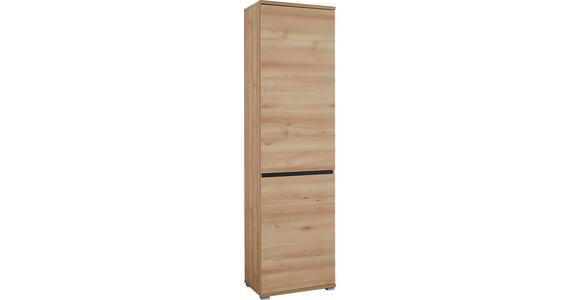 GARDEROBENSCHRANK  in 54/200/40 cm  - Anthrazit/Buchefarben, Basics, Holzwerkstoff (54/200/40cm) - Carryhome