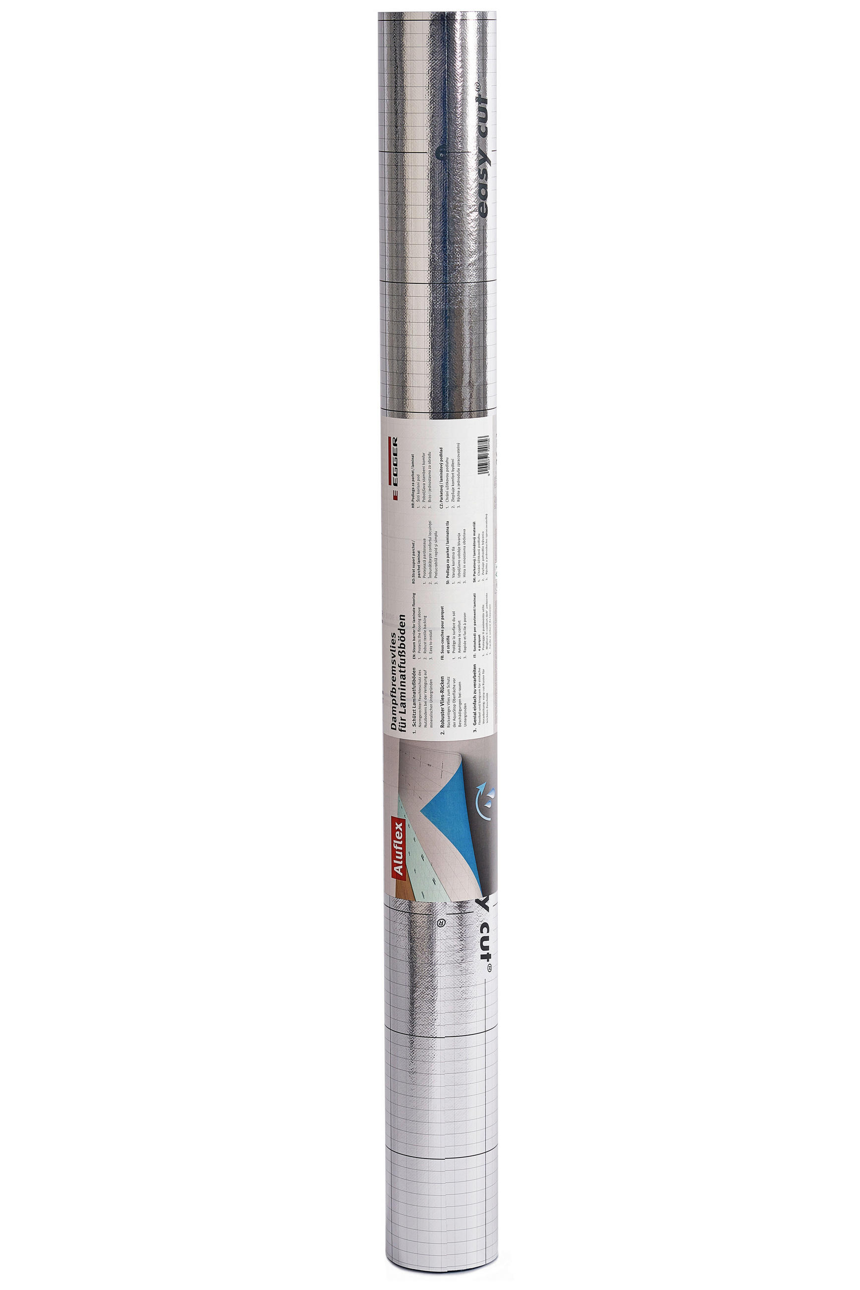 Dämmunterlage Alu Flex 100/12/12 cm  - Silberfarben, KONVENTIONELL, Kunststoff (100/12/12cm) - Egger Holzwerkstoffe