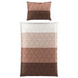 BETTWÄSCHE Satin 140/200 cm  - Taupe, KONVENTIONELL, Textil (140/200cm) - Esposa