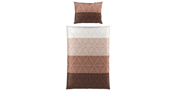 BETTWÄSCHE Satin 140/200 cm  - Taupe, KONVENTIONELL, Textil (140/200cm) - Esposa