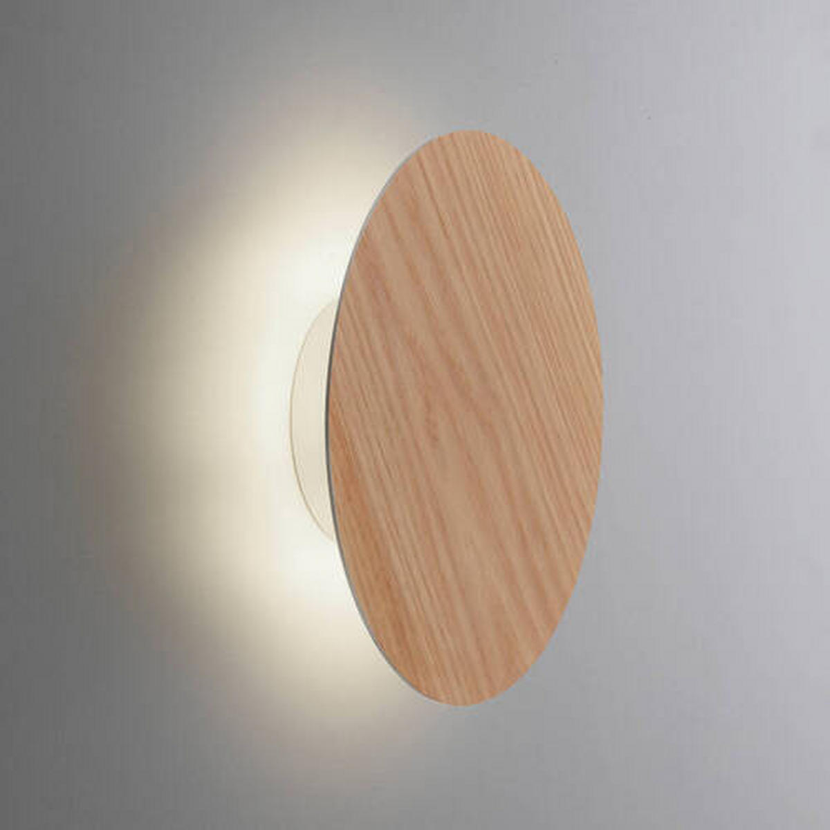 AKKU-WANDLEUCHTE Akku Puntua 25/6.5/25 cm   - Eichefarben, Natur, Kunststoff/Metall (25/6.5/25cm) - Paul Neuhaus