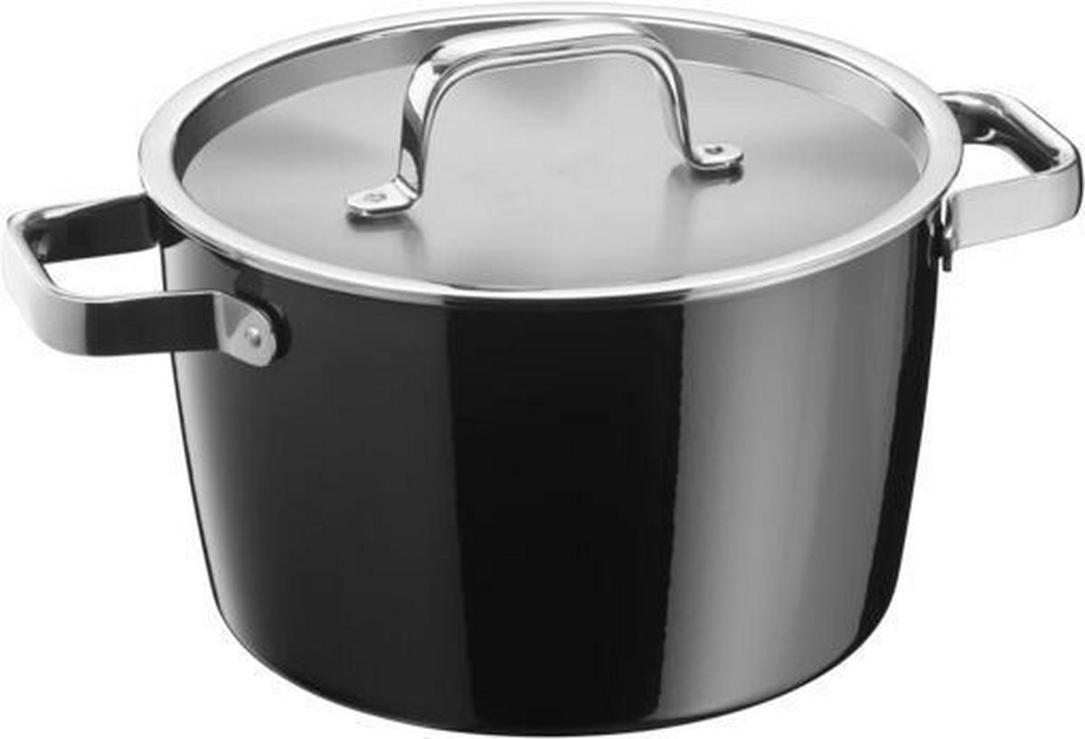 LONEC ZA MESO   4,7 l  kovina, naravni materiali   - barve nerjavečega jekla/črna, Basics, kovina/naravni materiali (22/14cm) - WMF
