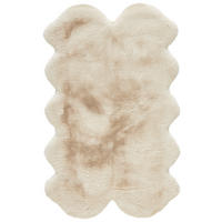 KUNSTFELL 110/180 cm Beige Tierform  - Beige, Trend, Fell/Textil (110/180cm) - Novel