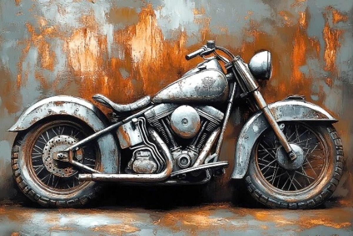 ALUMINIUMBILD Fahrzeuge  - Multicolor, Basics, Metall (120/80/2cm) - Euroart